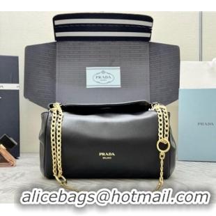 Best Price Prada Tumulte small nappa leather bag 1BD395 Black 2025