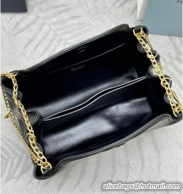Best Price Prada Tumulte small nappa leather bag 1BD395 Black 2025