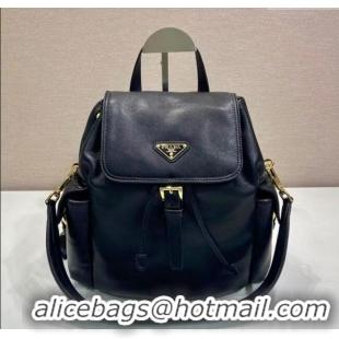 Best Price Prada Explore medium nappa leather backpack bag 1BZ080 Black 2025