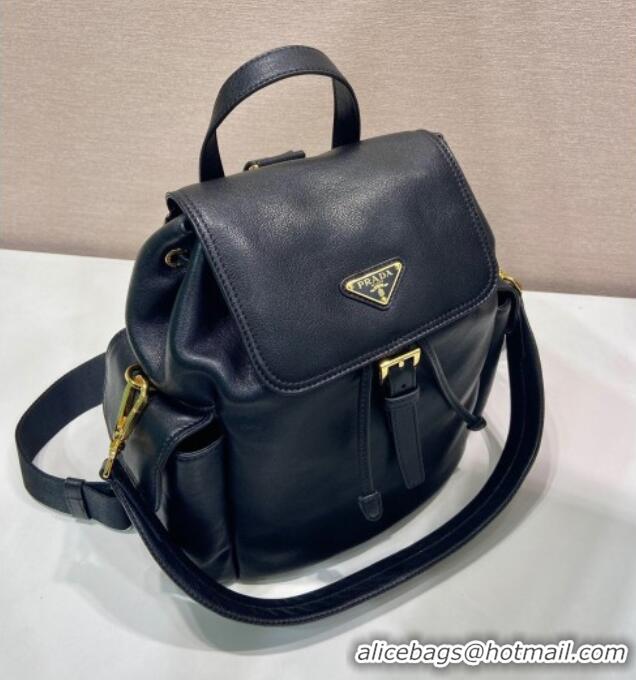 Best Price Prada Explore medium nappa leather backpack bag 1BZ080 Black 2025