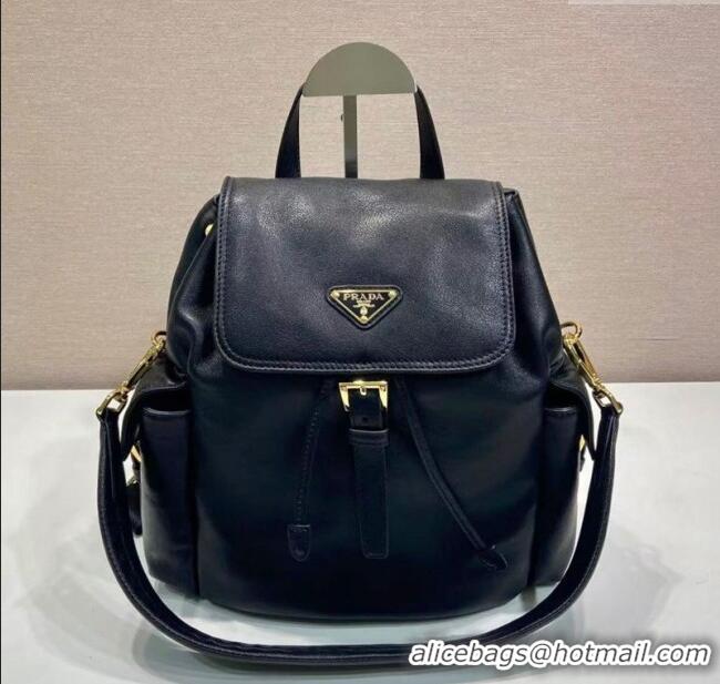 Best Price Prada Explore medium nappa leather backpack bag 1BZ080 Black 2025