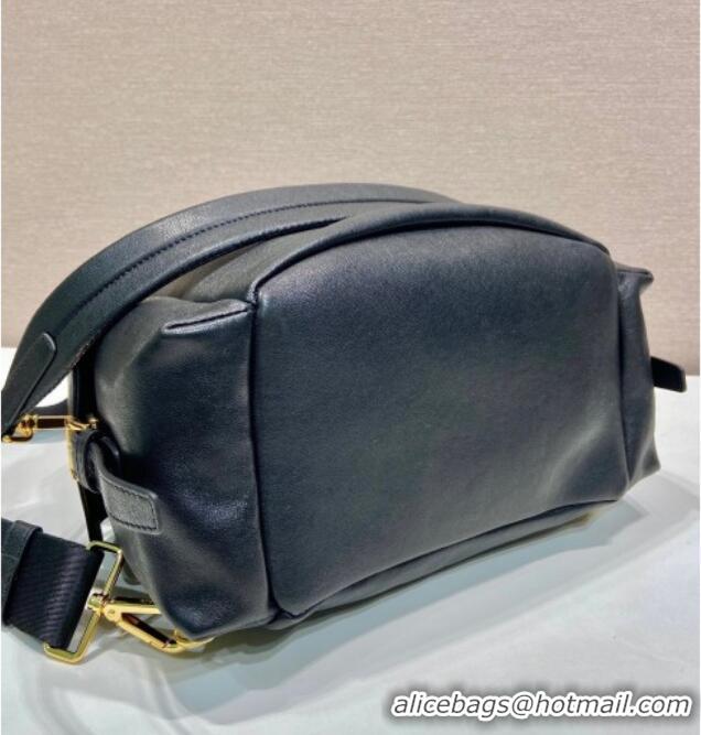 Best Price Prada Explore medium nappa leather backpack bag 1BZ080 Black 2025