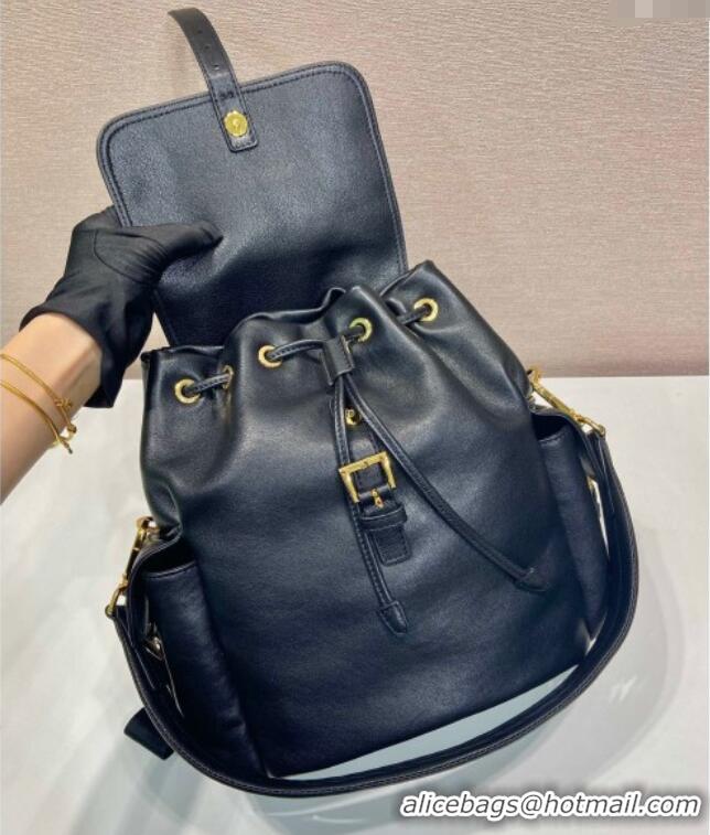 Best Price Prada Explore medium nappa leather backpack bag 1BZ080 Black 2025
