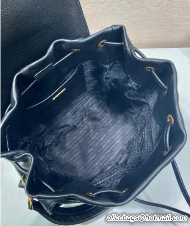 Best Price Prada Explore medium nappa leather backpack bag 1BZ080 Black 2025