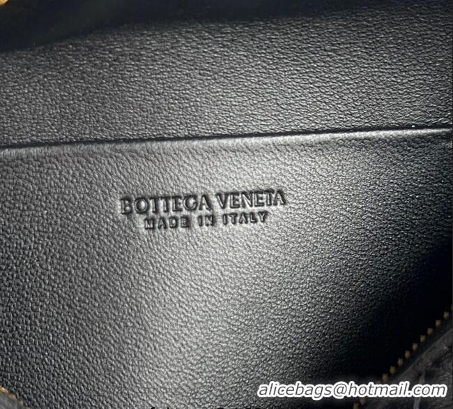 Buy Discount Bottega Veneta Small Soft Vanity Bag in Intrecciato Leather 843800 Black 2025