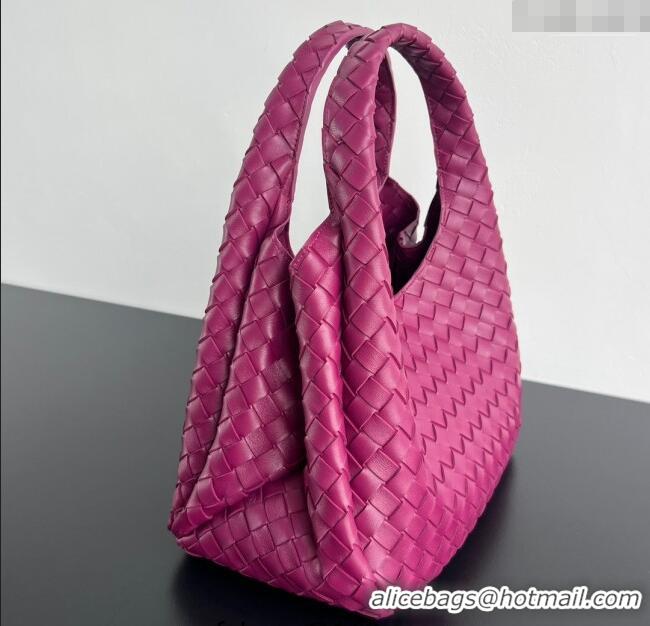Buy Cheap Bottega Veneta Campana Shoulder Bag in Intrecciato Leather 844249 Beetroot Purple 2025