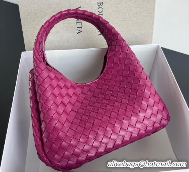 Buy Cheap Bottega Veneta Campana Shoulder Bag in Intrecciato Leather 844249 Beetroot Purple 2025