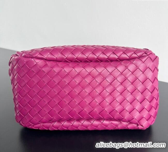 Buy Cheap Bottega Veneta Campana Shoulder Bag in Intrecciato Leather 844249 Beetroot Purple 2025