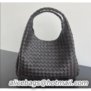 Best Price Bottega Veneta Large Campana Shoulder Bag in Intrecciato Leather 844250 Fondant Brown 2025