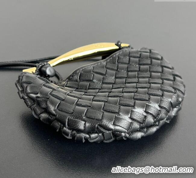 Buy Discount Bottega Veneta Miniature Sardine Bag in Intrecciato Leather 836834 Black 2025