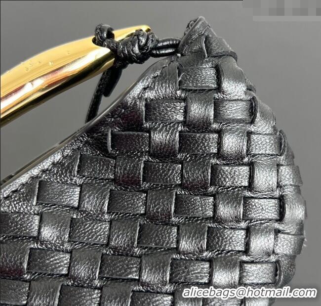 Buy Discount Bottega Veneta Miniature Sardine Bag in Intrecciato Leather 836834 Black 2025