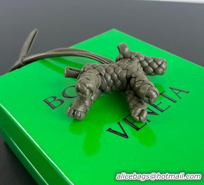 Most Popular Bottega Veneta Dog Charm in Intrecciato Leather 807068 Cypress Green 2025