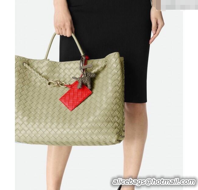 Most Popular Bottega Veneta Dog Charm in Intrecciato Leather 807068 Cypress Green 2025
