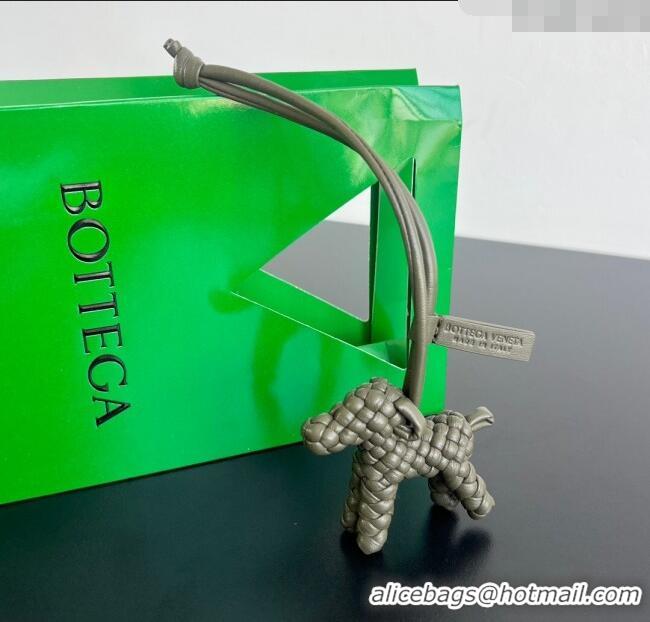 Most Popular Bottega Veneta Dog Charm in Intrecciato Leather 807068 Cypress Green 2025