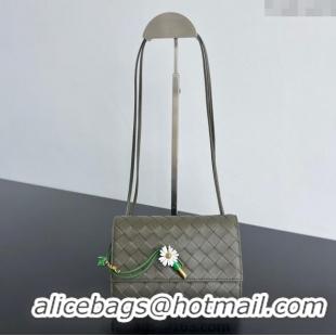 Good Product Bottega Veneta Andiamo Daisy Pouch Mini Bag in Intrecciato Leather 838870 Cypress Green 2025
