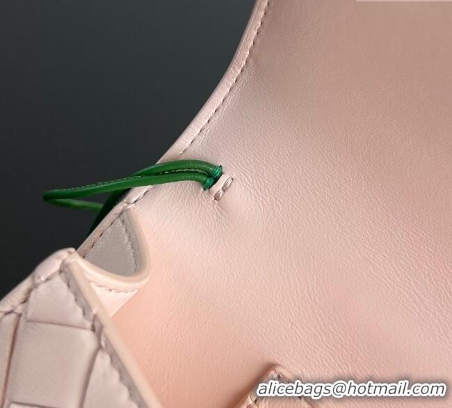 Promotional Bottega Veneta Andiamo Daisy Long Clutch Bag in Intrecciato Leather 836810 Seashell Pink 2025