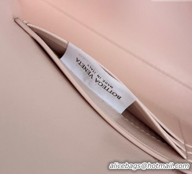 Promotional Bottega Veneta Andiamo Daisy Long Clutch Bag in Intrecciato Leather 836810 Seashell Pink 2025