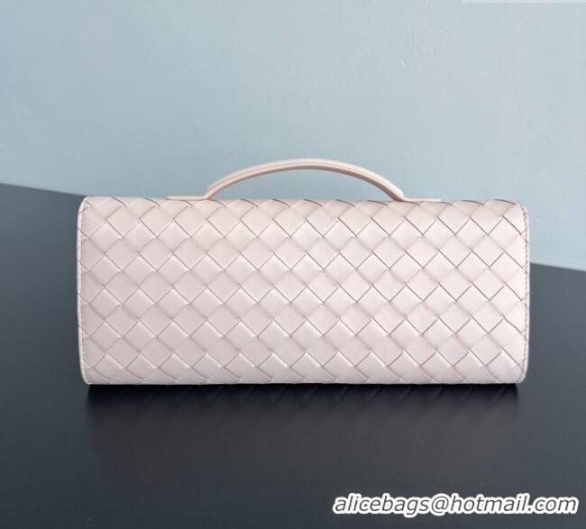Promotional Bottega Veneta Andiamo Daisy Long Clutch Bag in Intrecciato Leather 836810 Seashell Pink 2025