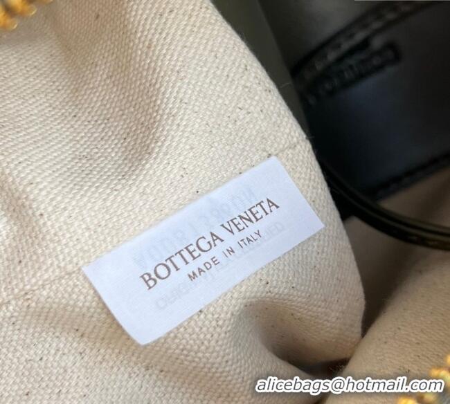 Buy Fashionable Bottega Veneta Small Loop Cross-Body Bag in Intrecciato Leather 796615 Cypress Green 2025