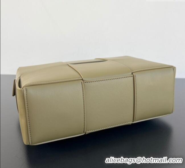 Super Quality Bottega Veneta Mens Arco Camera Bag Bag in Intrecciato Leather 731165 Algae Green 2025