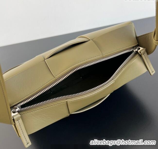 Super Quality Bottega Veneta Mens Arco Camera Bag Bag in Intrecciato Leather 731165 Algae Green 2025