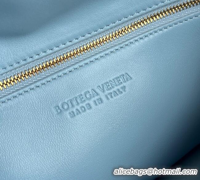 Famous Brand Bottega Veneta Madison bag in Supple Lambskin 836296 Ice Blue 2025