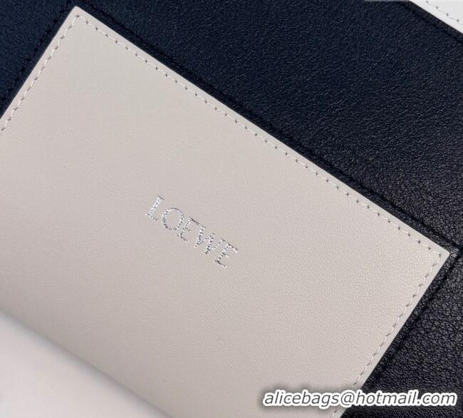 Market Sells Loewe x Albers Medium Flamenco clutch in nappa calfskin 262587 Grey/White 2025