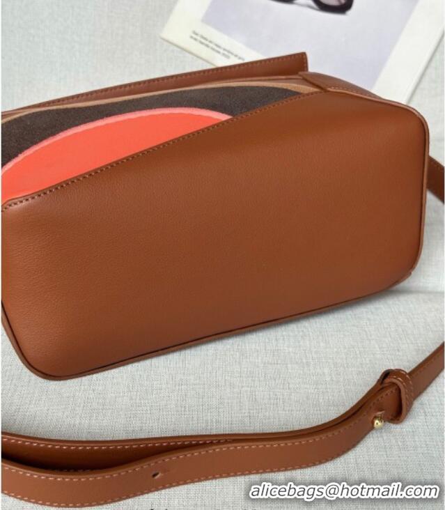 Best Price Loewe Small Puzzle Edge Landscape bag in nappa calfskin L5008 Pecan Brown 2025 (No Charm)