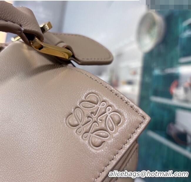 Spot Bulk Loewe Small Featherlight Puzzle Bag In Nappa Lambskin L5011 Powder Grey 2025
