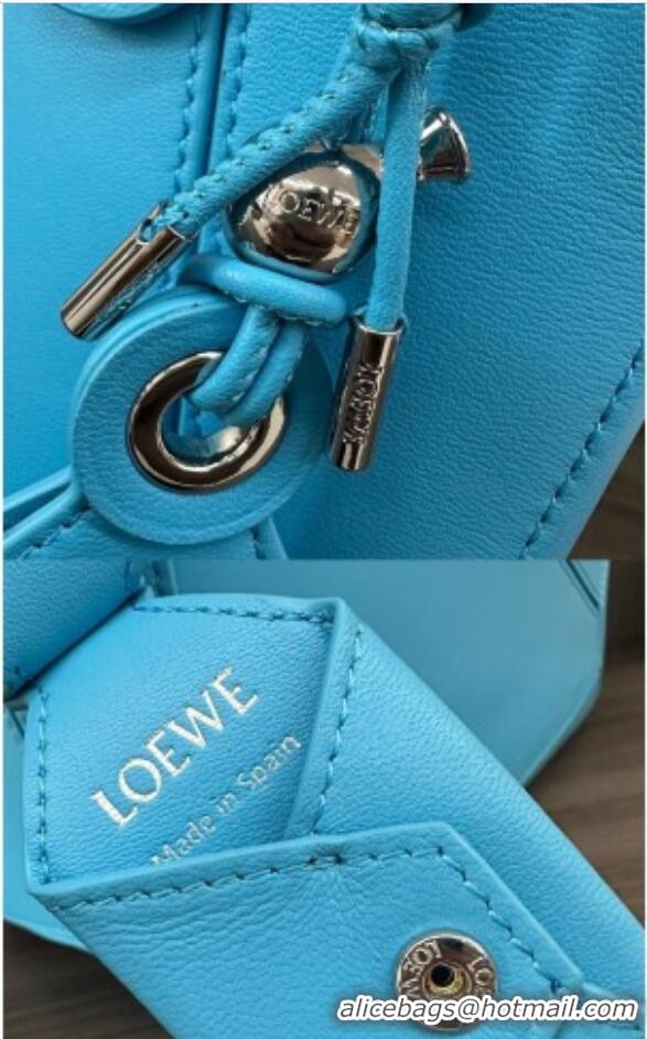 Inexpensive Loewe Small Featherlight Puzzle Bag In Nappa Lambskin L5011 Light Blue 2025