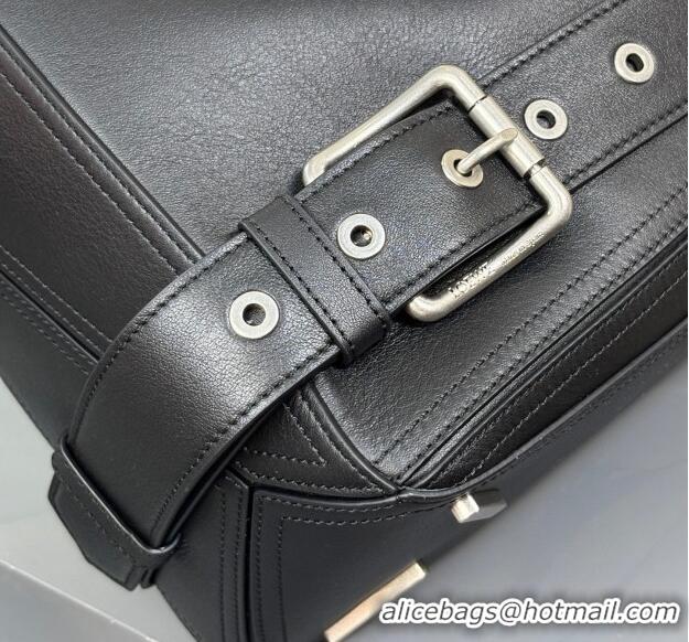 Well Crafted Loewe Large Puzzle Biker Bag In Shiny Calfskin 0925 Black 2025