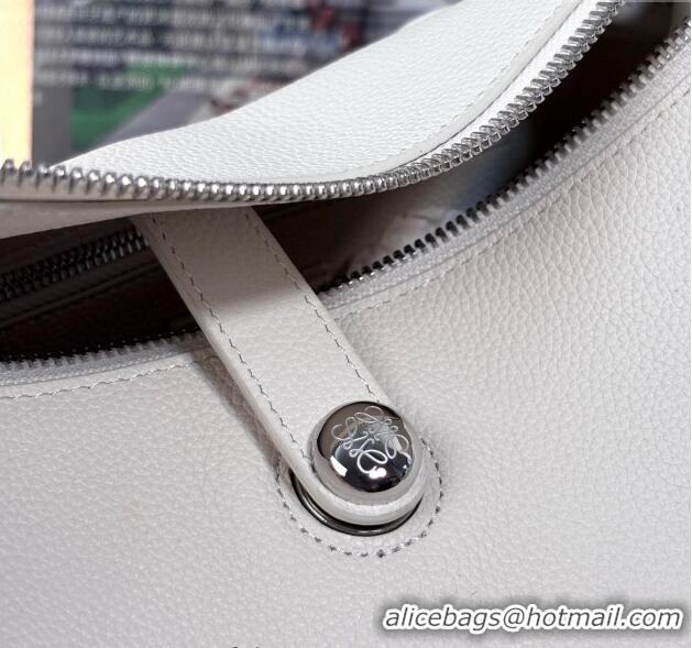 New Release Creation Loewe Medium Madrid Bag In Supple Grained Calfskin 052451 White 2025