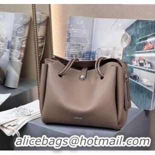 Well Crafted Loewe Medium Madrid Bag In Supple Grained Calfskin 052451 Taupe 2025