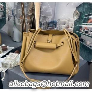 Famous Brand Loewe Medium Madrid Bag In Supple Grained Calfskin 052451 Yellow 2025