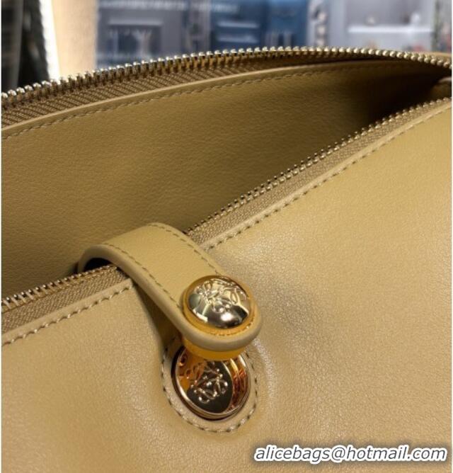Famous Brand Loewe Medium Madrid Bag In Supple Grained Calfskin 052451 Yellow 2025