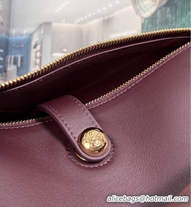 Buy Grade Loewe Medium Madrid Bag In Supple Grained Calfskin 052451 Dark Burgundy 2025