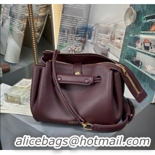 Reasonable Price Loewe Small Madrid Bag In Supple Calfskin 012452 Dark Burgundy 2025