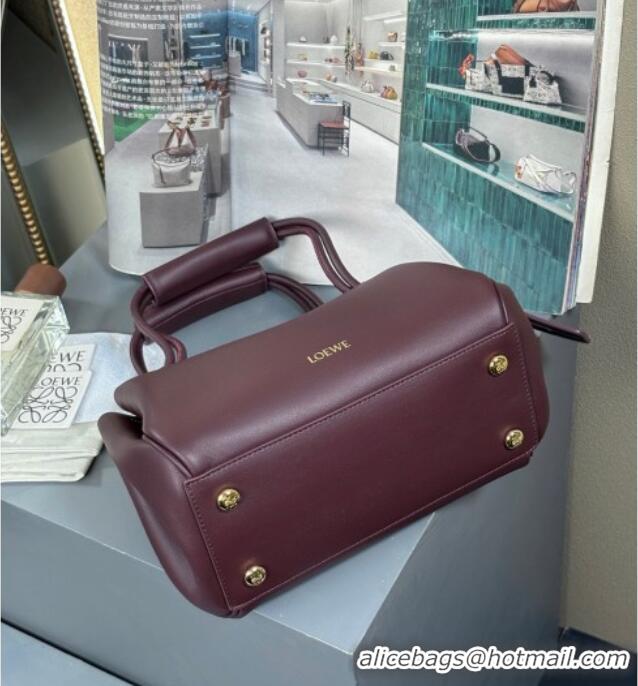 Reasonable Price Loewe Small Madrid Bag In Supple Calfskin 012452 Dark Burgundy 2025