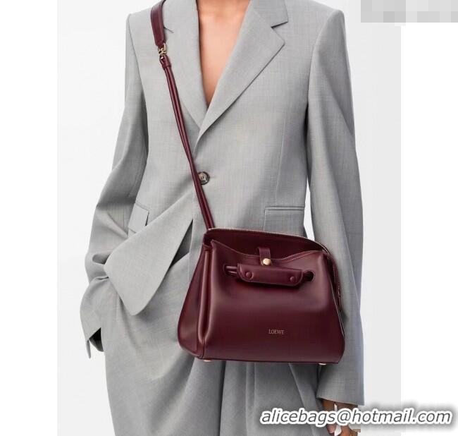 Reasonable Price Loewe Small Madrid Bag In Supple Calfskin 012452 Dark Burgundy 2025