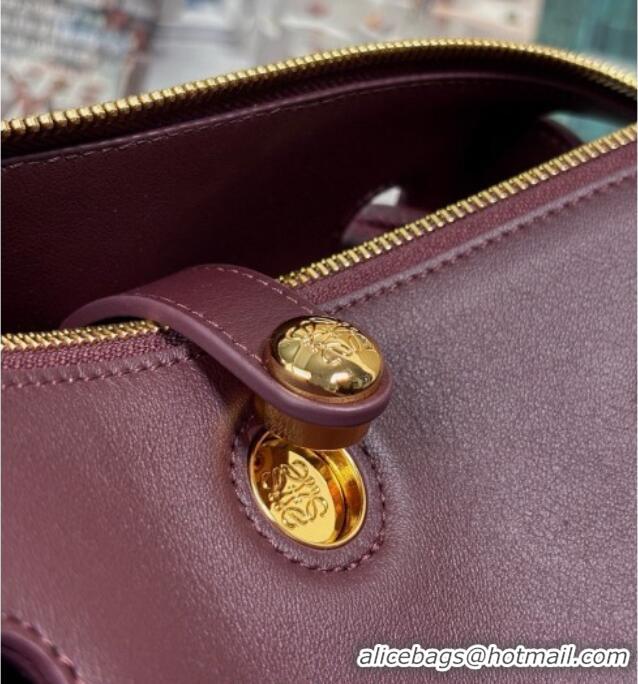 Reasonable Price Loewe Small Madrid Bag In Supple Calfskin 012452 Dark Burgundy 2025