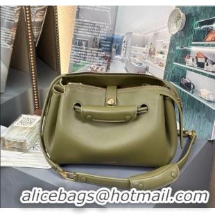 Good Quality Loewe Small Madrid Bag In Supple Calfskin 012452 Green 2025