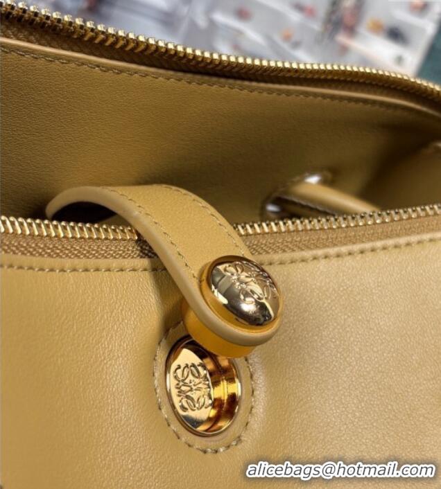Pretty Style Loewe Small Madrid Bag In Supple Calfskin 012452 Yellow 2025