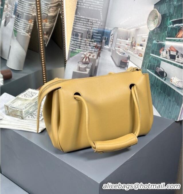 Pretty Style Loewe Small Madrid Bag In Supple Calfskin 012452 Yellow 2025