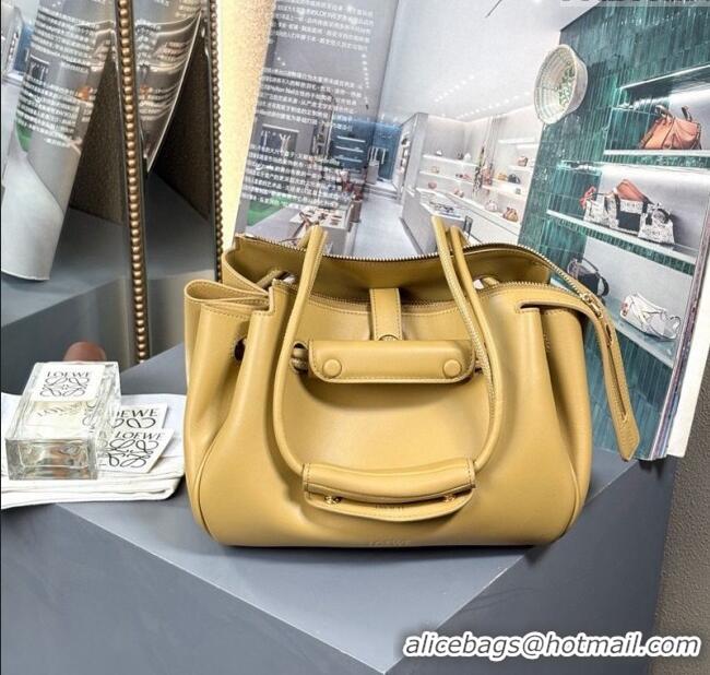 Pretty Style Loewe Small Madrid Bag In Supple Calfskin 012452 Yellow 2025