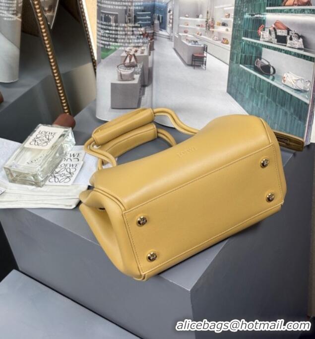 Pretty Style Loewe Small Madrid Bag In Supple Calfskin 012452 Yellow 2025