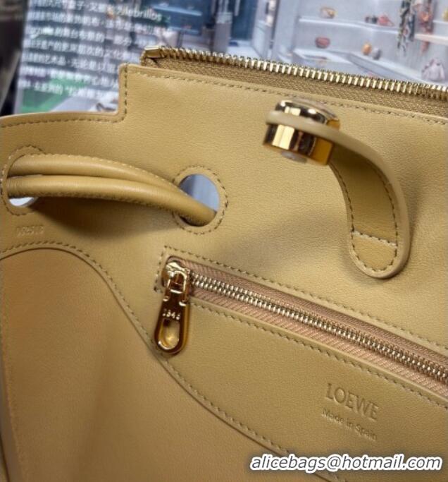 Pretty Style Loewe Small Madrid Bag In Supple Calfskin 012452 Yellow 2025