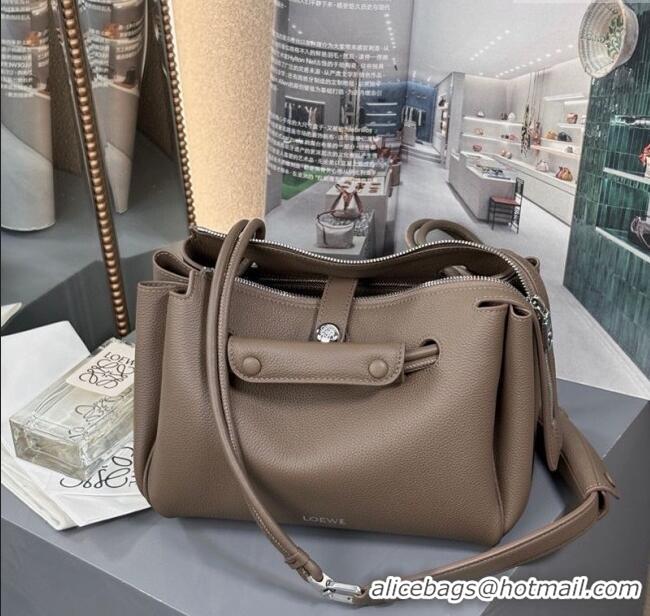 Well Crafted Loewe Small Madrid Bag In Supple Calfskin 012452 Taupe 2025