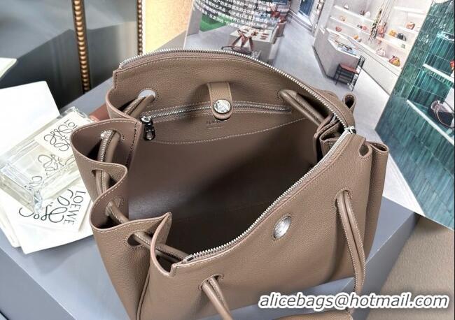 Well Crafted Loewe Small Madrid Bag In Supple Calfskin 012452 Taupe 2025
