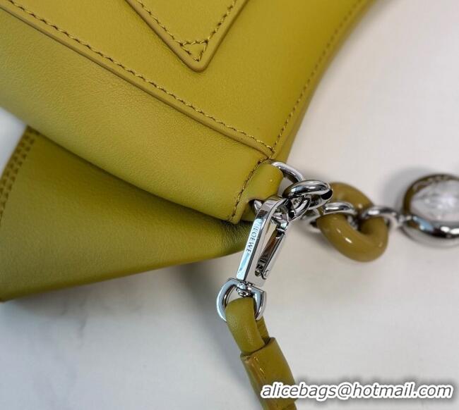 Luxury Cheap Loewe Medium Ola Bag In Smooth Calfskin 012518 Ginger Yellow 2025