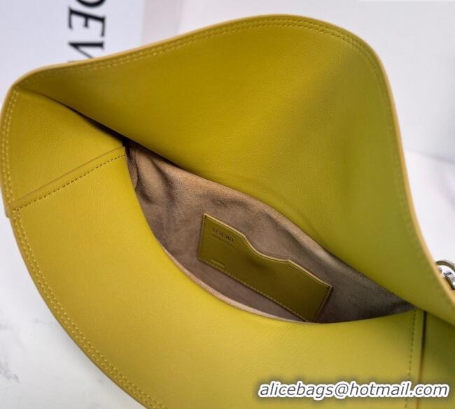 Luxury Cheap Loewe Medium Ola Bag In Smooth Calfskin 012518 Ginger Yellow 2025